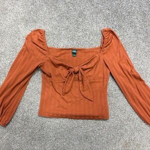 Wild Fable Tie-Front Blouse
